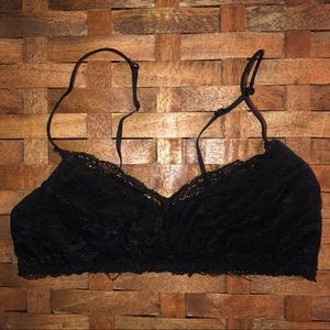 black lace bralette urban outfitters small